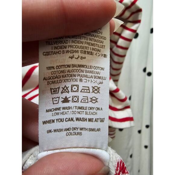 Boden 13-14Y striped lion crown embroidered front pocket long sleeve shirt - Picture 8 of 8